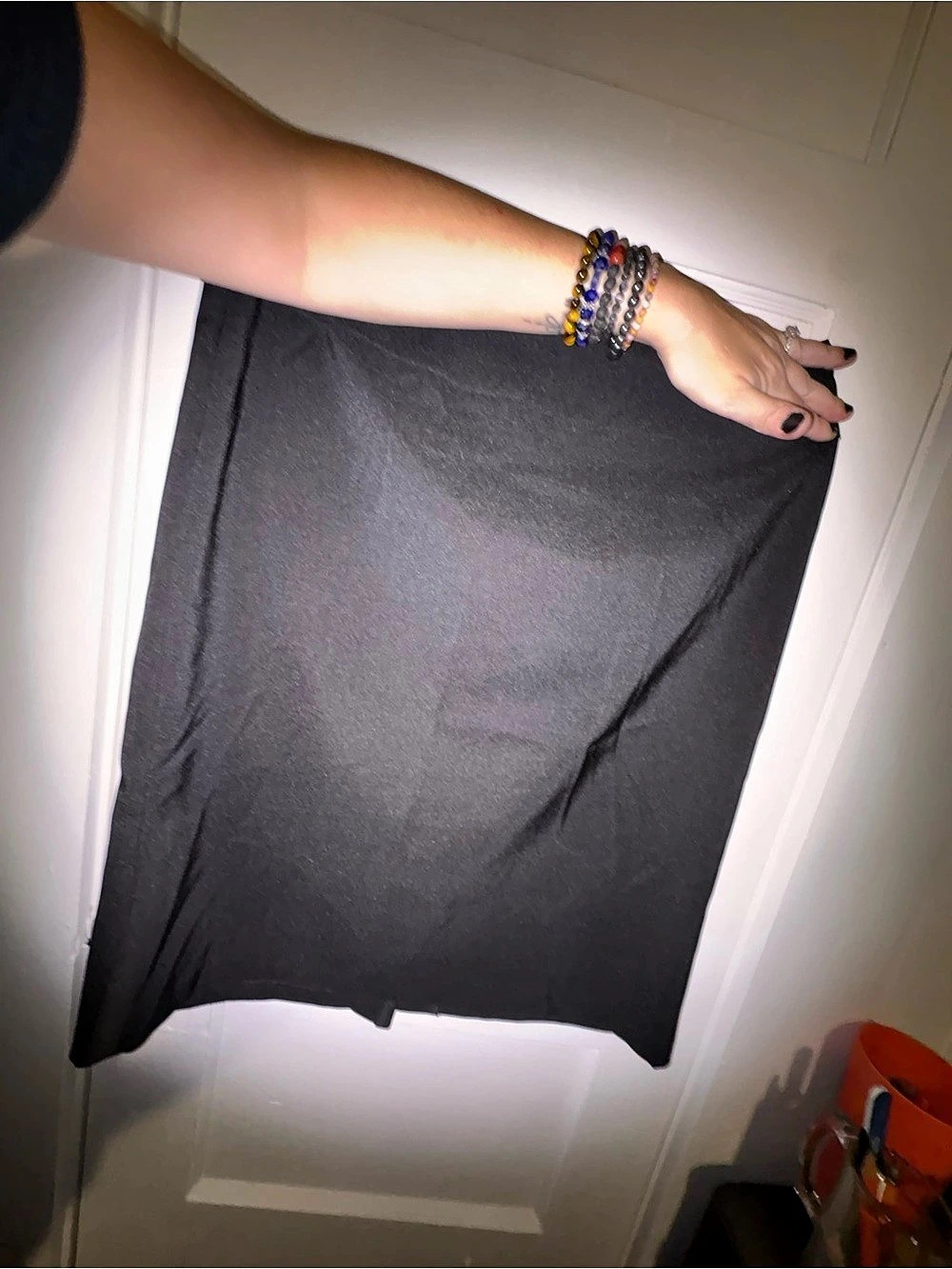 Women's Black Midi Skirt Size 14 Like New
